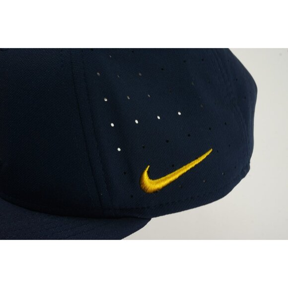 NWOT Nike Authentic Team Issue Michigan Wolverines On Field Blue Yellow Size 7 - Picture 7 of 8